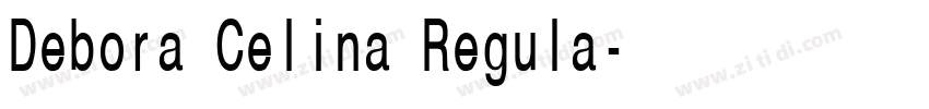 Debora Celina Regula字体转换